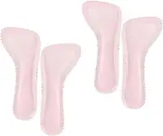 Generic 2 Pairs High Heel Insoles, foot Sweat Absorbent Self Comfortable Anti Slip Soft Women Cushions Inserts Heel Sandals Inserts, Pink