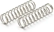 10pcs 304 SUS Compressed Spring Stainless Steel Pressure Spring Stainless Steel Compression Spring Wire Diameter 0.2mm(50mm(10Pcs),2.5mm)