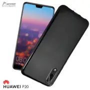 Matte Black TPU Gel Jelly Rubber Soft Skin Case Cover For Huawei P20 / P 20 Pro