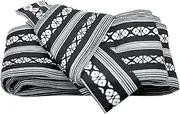 [Tcairzl] Japanese Kaku Obi Belt for Men's Kimono and Yukata, Easy Pre-Tied One-Touch