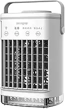 Air Conditioning Fan Cooler, USB Desktop Bladeless Fan Tower Fan, Humidifying Spray Air Circulation Fan, Suitable for Home Office Rooms (Size : 166X143X242 MM)