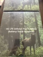 4G LTE Cellular Trail Camera 2 Pack Solar Game Camera Live-Stream