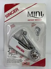 Vintage Singer Mini Mender Hand Held Sewing Machine New Sealed In Packaging