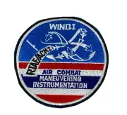 Wing 1 RTAF/AGMI Patch Air Combat Maneuvering Instrumentation 3.5" Diameter