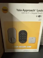 Yale Approach Lock with Wi-Fi +Keypad Touch Smart Lock - Silver