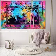 Indian Fairy Hippie Mandala Psychedelic Large Wall Hanging Tapestry Throw Decor