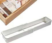 Cutlery Organizer Tray - Expandable Drawer Insert, Holder | 10 Inch Flexible Kitchen Separator with Tidy Compartments, Versatile Storage Box for Dining Tools Gadgets and Trinkets