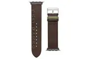 Ted Baker Ted Logo Leather Apple Watch Strap (42/ 44 MM) - Brown