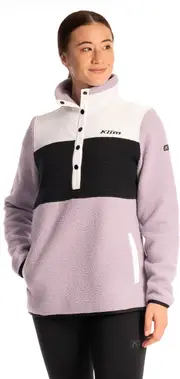 Klim High Pile Mountain, pullover women , color: Violet/Black/White , size: XL