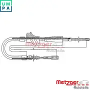 CABLE PARKING BRAKE 10.409 FOR AUDI 100C3 WU/WC 2.1L HX/KU/MC/KZ 2.2L KP 2.0L