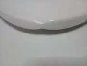 Glossy White Ceramic Large 8-1/2" Corner Soap Dish-Shelf-Tray