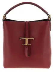 [Tod'S] Tod'S-T Timeless Borse A Mano Bordeaux-Donna OS