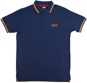 [Beyond Happy] AC/DC Classic Design Adults Polo Shirt - Official Licensed Rock Music Icons Short Sleeved Polo Shirt - 100% Cotton