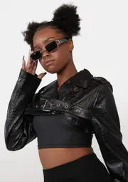 Noir My Main Squeeze Moto Jacket