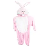 萬聖節裝扮動物服裝 兒童粉色兔子連身裝