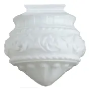 Premier 8&quot; Glass Shade 4 1/4&quot; Fitter, Opal Matte
