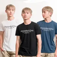 在飛比找momo購物網優惠-【Abercrombie & Fitch】A&F 男版 一排