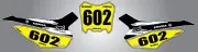 Custom number plate graphics for Honda CRF 110 2013 - 2018 SAFARI style stickers