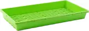 1020 No Hole Green Extra Strength Trays, 10 Pack, Seedling Tray for Microgreens