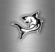 Sticker decal vinyl car bumper shark laptop tribal diver scuba dive flag r1
