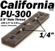 PU-300 Quick Release Plate Benro Arca Swiss Tripod Ball Head 300mm B1 B2 B3 KS 0