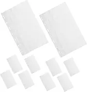 jojofuny 10 Sheets Coin Collecting Binder Protectors Coin Sleeves Stamps and Badges Design for Collectors and Travel Use