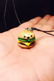 KAWAII CHEESEBURGER CHARM