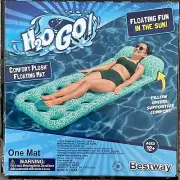 Bestway H2O Go Beach Bed Lounge Swimming Pool Float - Green