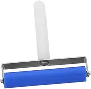 Led Screen Film Roller Phone Adhesive Patch Roller Silicone Screen Film Roller Glue Roller Enhance Screen Brightness Blue 7cm