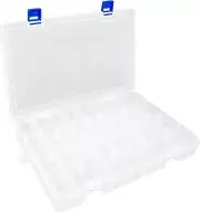 DUOFIRE Plastic Organizer Container Storage Box 34 Grids, White X 1,