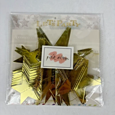 Pink Blume Gold Star Decorations Kit