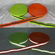2" Reflective ELASTIC Vest Trim Sew On Fabric Bright Stretchable Lime or Orange
