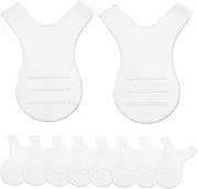 Vaguelly 100Pcs Grafting Eyelash Y Tool Precision Eyelash Perming Lifting Comb Safe Quick Application for Natural Curl Versatile Brush for for Busy