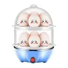 Double Layer Egg Cooker 14 Egg Capacity Hard Boiled Egg Cooker Anti-Dry Electric