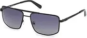 [GUESS] GU00208 02D Matte Black 59/18/145 Men's Sunglasses, 02d Matte Black, 59/18/145