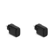 2PK Cygnett PowerPlus 25W GaN USB-C Wall Samsung Fast Travel Charger Adapter BLK