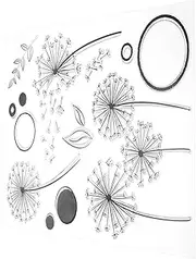 IWOWHERO DIY Journaling Stamps Australian Designed Material Scrapbook Decorative Stamps Unique Plant Patterns
