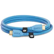 RODE HDMI Cable -1.5m - Blue 2.0 Premium High Speed HDMI Cable with Ethernet [RODHDMICABLE15MB]