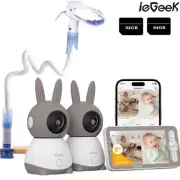 Iegeek 720P Baby Monitor 2K Camera WiFi Night Vision Two-way Audio Video Monitor