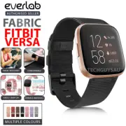 Fitbit Versa 1 / Lite / 2 Replacement Band Fabric Canvas Watch Strap Wristband