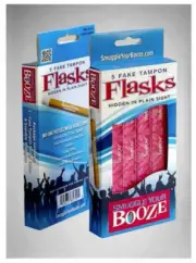 Smuggle Your Booze 5 Fake Tampon Booze Tubes Alcohol Flask Concert Festival