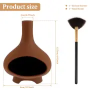 Incense Holder Ceramic Incense Burner Chimney Incense Cone Burner with DeGLE