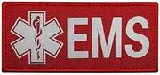 [YOYUMI] Tactical Patch Ir Reflective Hook and Loop EMT EMS Rescue Night Identification Patch Cloth Patch Armband Morale Patch Badge