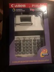 Cannon 2 Color Desktop Printing Calculator