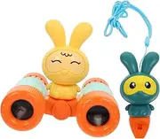 1 Set Adorable Binocular Telescope for Magnification Portable Multi Function Small Binocular for Outdoor Adventures Includes Cartoon Whistle for Learning and Exploration