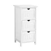 Artiss Bedside Table Bathroom Storage Cabinet 3 Dr