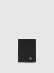 GUESS Black Enrico Passcase Trifold Wallet