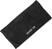 Kichvoe Makeup Mat for Vanity Top Protector 40cm X 80cm Dual Side Makeup Desk Mat Dressing Table Mat Work Station Table Cover for Makeup Tables Workbenches Black