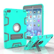 MCC Stylish Shockproof New iPad 9.7 (2018) 6th Gen Case Cover Kids Apple 6 [Light Blue+Grey]