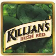 George Killian Official Beer Of St Patricks' Day Beer Coaster Golden CO (Coors)